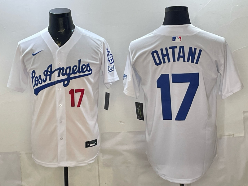 Men Los Angeles Dodgers #17 Ohtani white Game 2026 Nike MLB Jersey 4014001